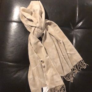 Coach Signature “C” wool/angora/cashmere scarf